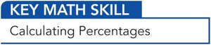 Key math skill: Calculating percentages