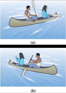Canoe analogy for spontaneity