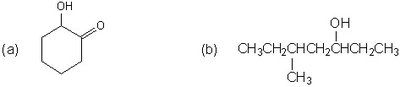 Two organic molecules for chiral center identification