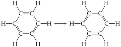 Benzene resonance and delocalized electrons
