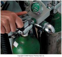 Boyle's law: pressure and volume diagram