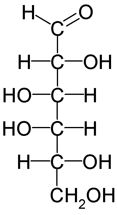 Structure of D-glucose