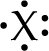 Lewis dot symbol for group 5A element