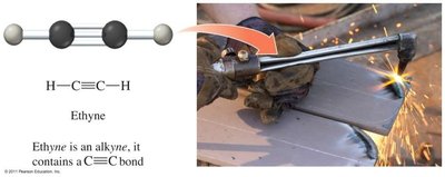 Benzene: aromatic ring structure