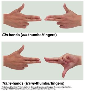 Cis-trans isomers in alkenes