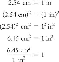 Dimensional analysis with units raised to a power