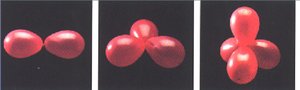 Balloon models of molecular shapes