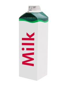 Milk, source of lactose (a disaccharide)