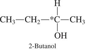 2-Butanol with chiral center