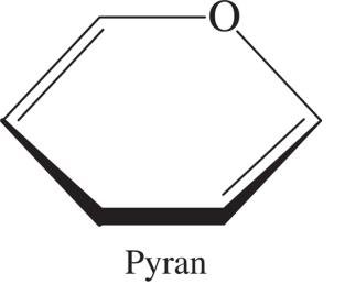 Pyran ring structure