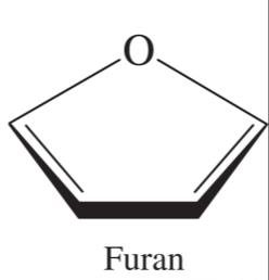 Furan ring structure