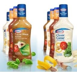 Salad dressing as a suspension