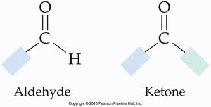 Aldehyde and ketone structures