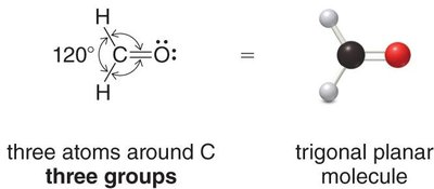 H2CO trigonal planar geometry
