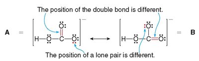 Resonance structures of HCO3-