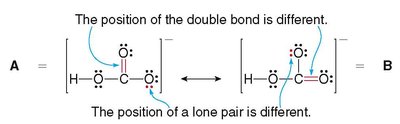 Resonance structures for HCO3-