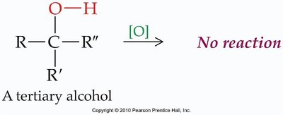 Tertiary alcohol oxidation: no reaction