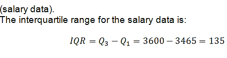 Percentiles and quartiles