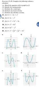 Graphs of polynomial functions for matching and analysis