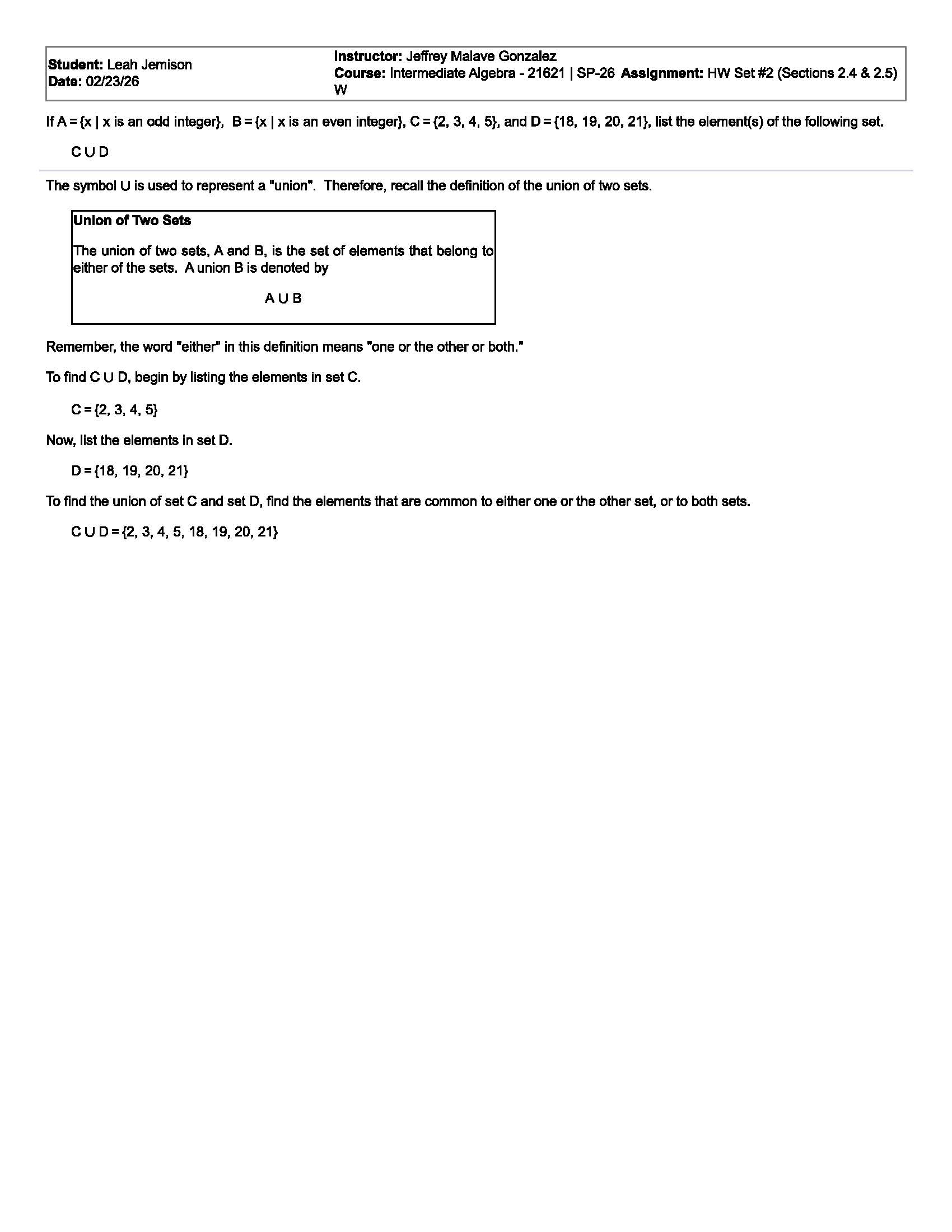 Boxed definition of union of two sets