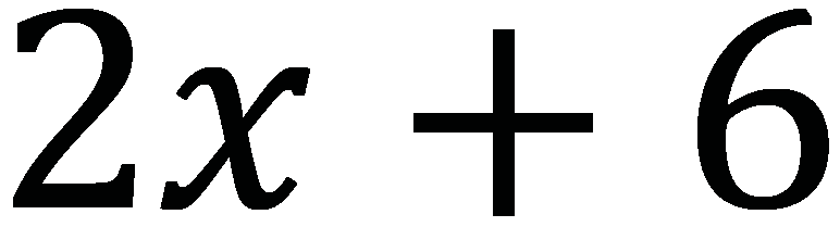 2x + 6