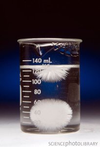 Crystallization in a beaker