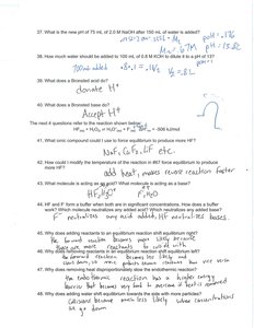 Dilution and pH calculations
