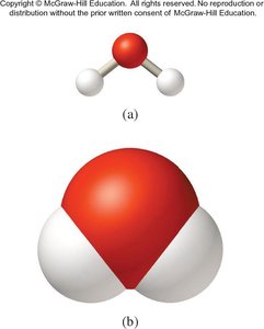 Ball-and-stick model of ethanol
