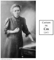 Curium named after Marie Curie