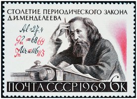 Mendeleev commemorative stamp