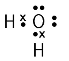 Lewis structure of H2O