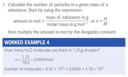 Checkpoint: ionic equations and mole calculations for precipitation