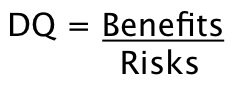 Desirability quotient formula