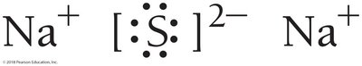 Lewis structure for Na2S