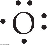 Lewis structure for oxygen