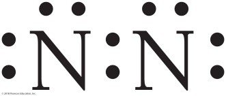 Lewis structure for nitrogen