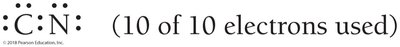 Lewis structure for CN- with lone pairs