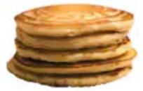 Stack of pancakes illustrating limiting reactant and theoretical yield