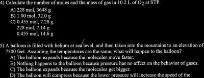 Gas calculation question