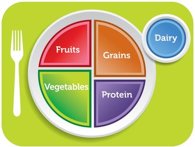USDA MyPlate food group diagram