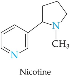 Nicotine structure