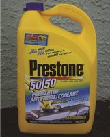 Prestone antifreeze: example of a miscible liquid-liquid solution