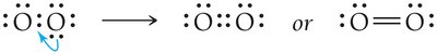 Formation of double bond in O2