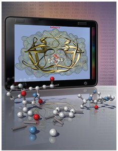 Molecular modeling of HIV-protease and drug molecules