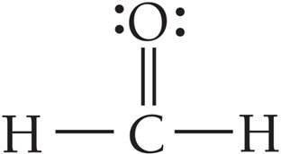 Lewis structure for H2CO
