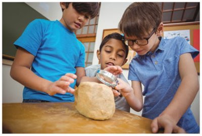 Children exploring science