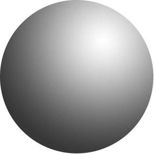 Spherical model representing the atom as conceived by early Greek philosophers