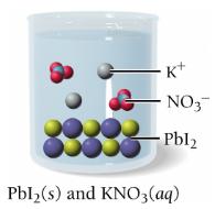 Net ionic equation for precipitation reaction