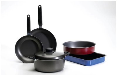 Cookware with nonstick Teflon coating