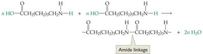 Synthesis of nylon via condensation polymerization